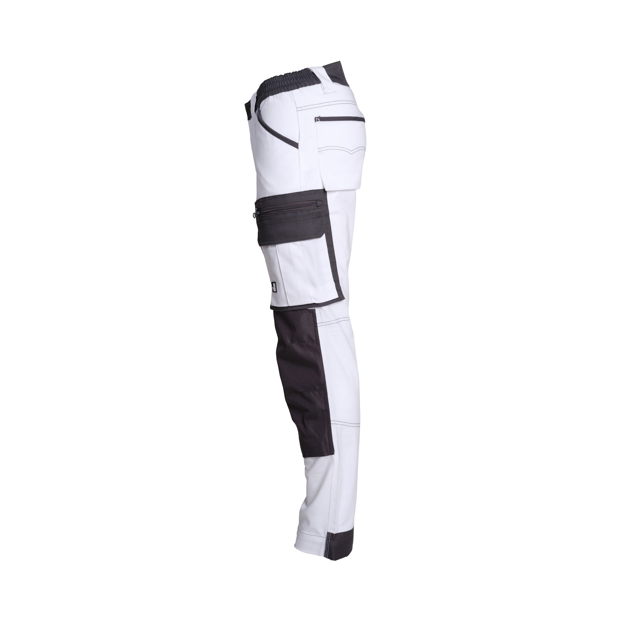 CARY - PANTALON DE TRAVAIL - 1254 | Blanc / Gris