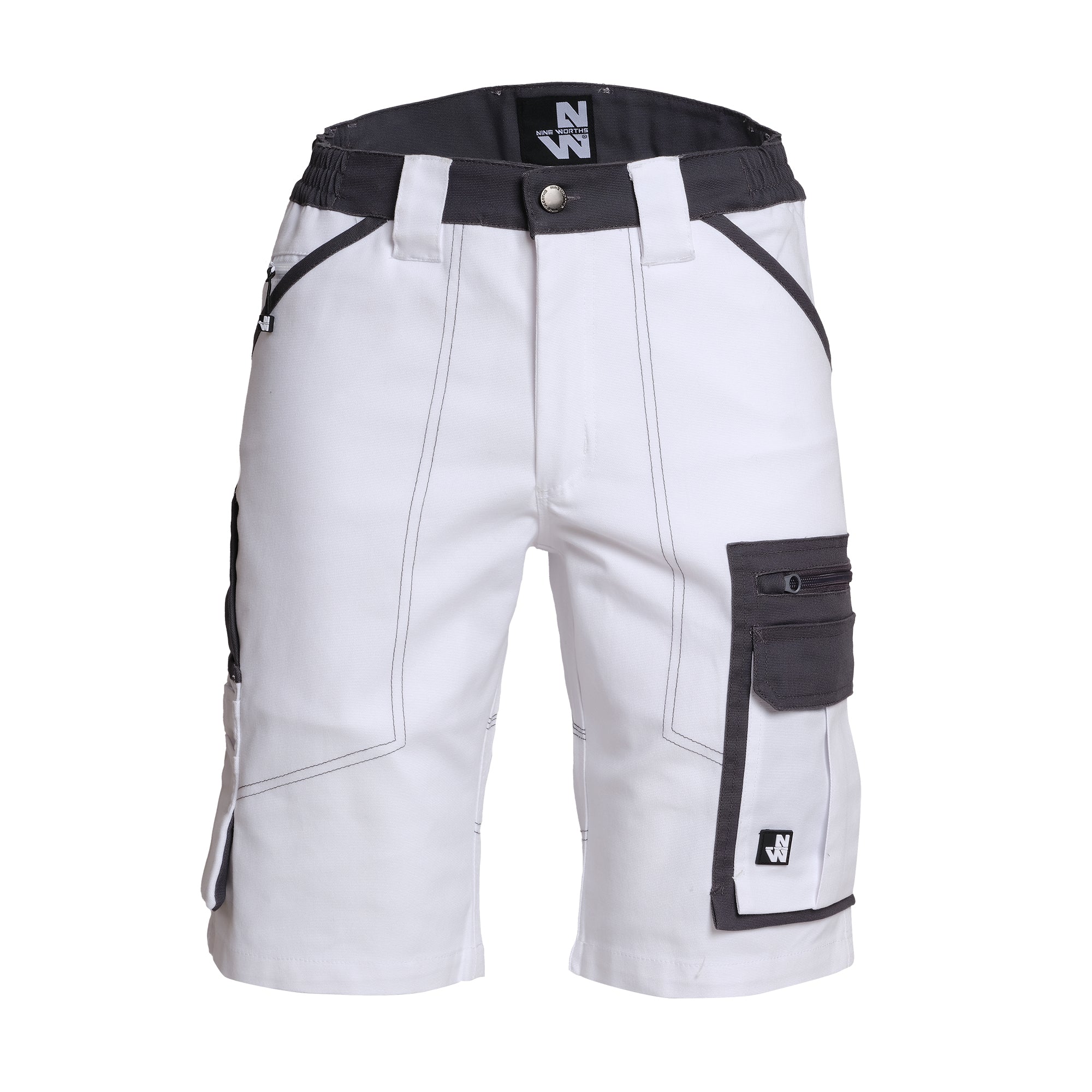 DALI - BERMUDA DE TRAVAIL - 1267 | Blanc / Gris