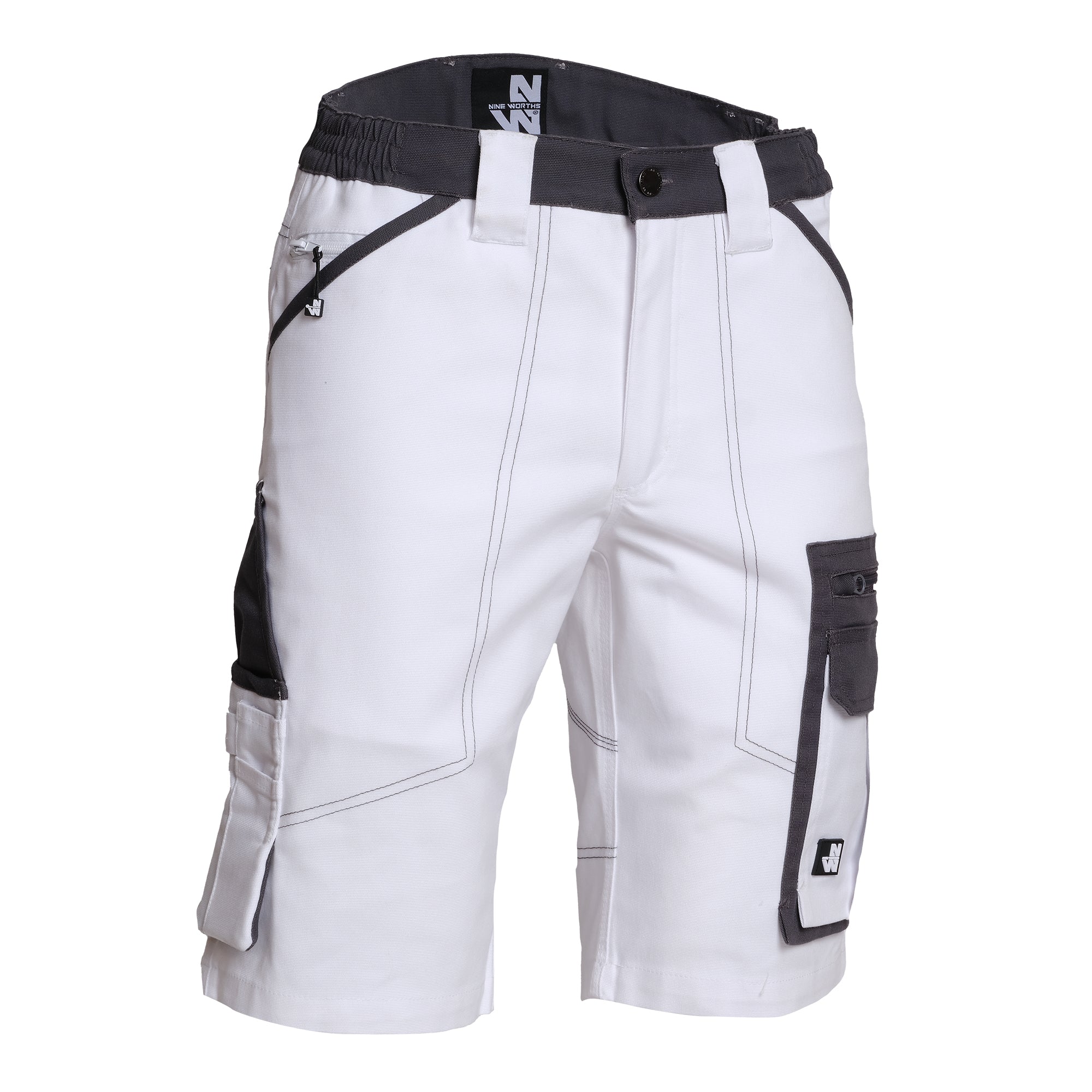 DALI - BERMUDA DE TRAVAIL - 1267 | Blanc / Gris