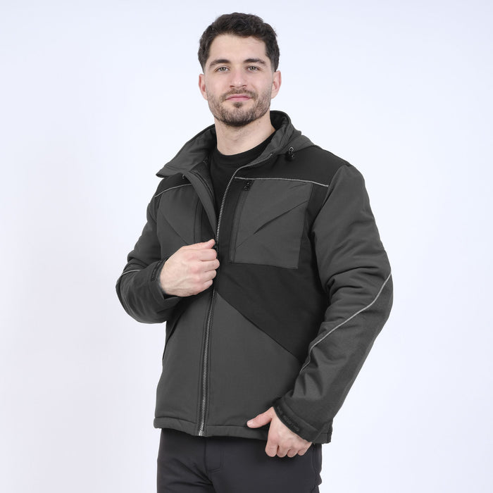 INDUS - BLOUSON DE TRAVAIL - 1291 | Anthracite / Noir