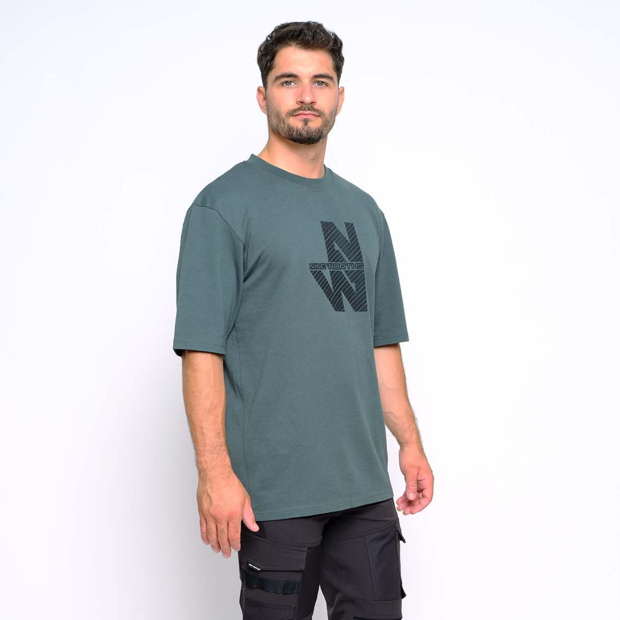 CARVER - T-SHIRT MANCHES COURTES DE TRAVAIL - 1300 | Emeraude