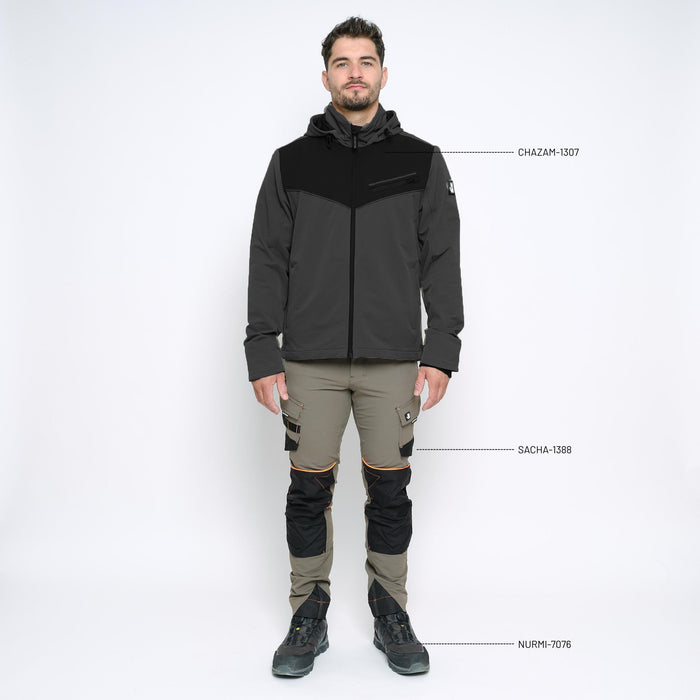 CHAZAM - WORK JACKET - 1307 | Anthracite