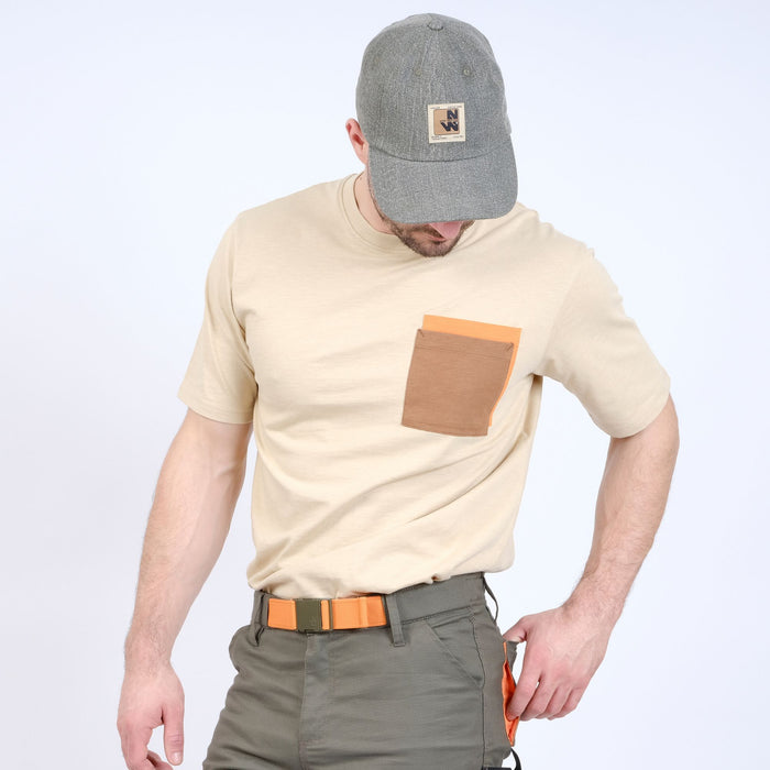 JASPE - T-SHIRT MANCHES COURTES DE TRAVAIL - 1316 | Sable