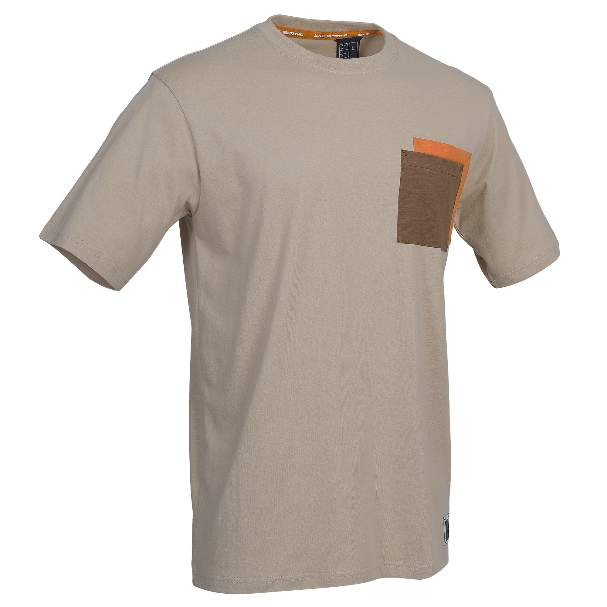 JASPE - T-SHIRT MANCHES COURTES DE TRAVAIL - 1316 | Sable