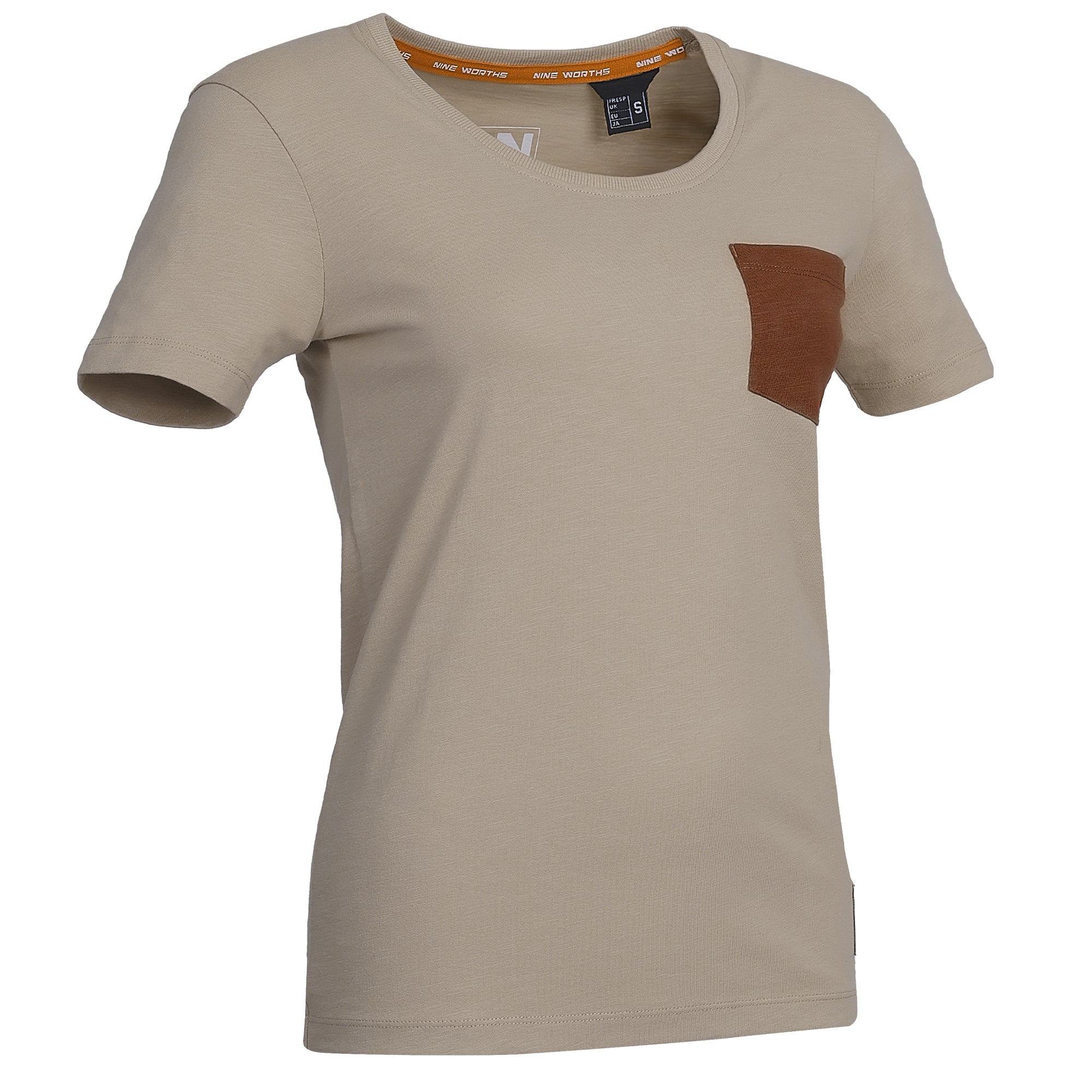 AGATHE - T-SHIRT MANCHES COURTES DE TRAVAIL - 1318 | Sable