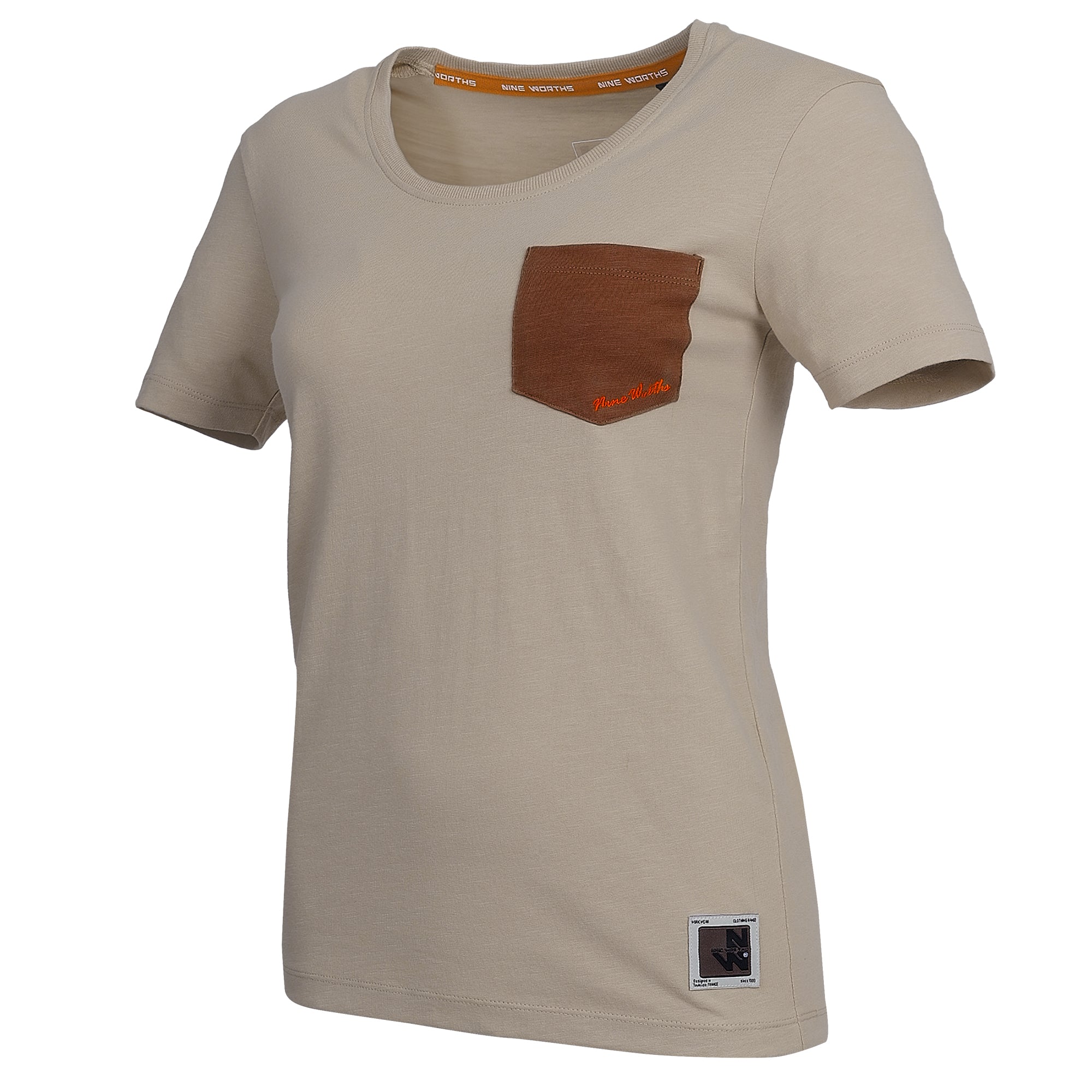 AGATHE - T-SHIRT MANCHES COURTES DE TRAVAIL - 1318 | Sable