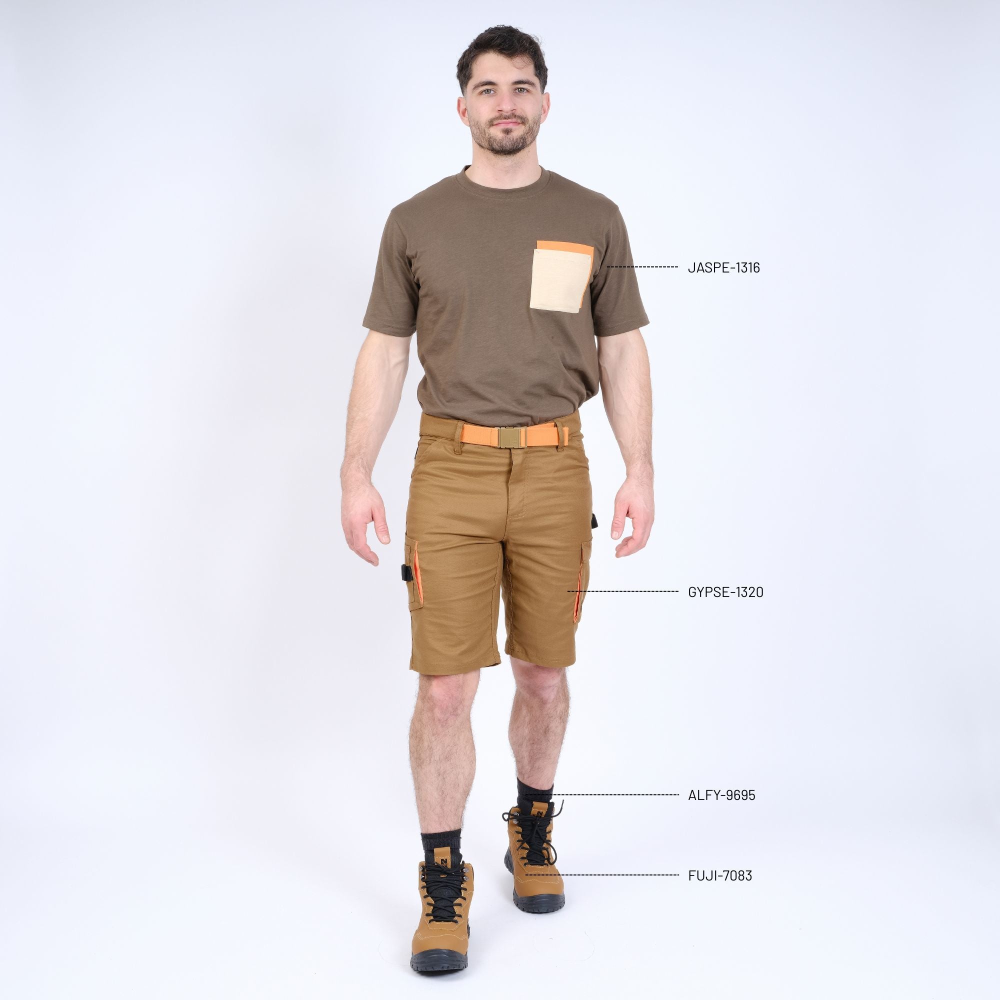 GYPSE - BERMUDA DE TRAVAIL - 1320 | Camel