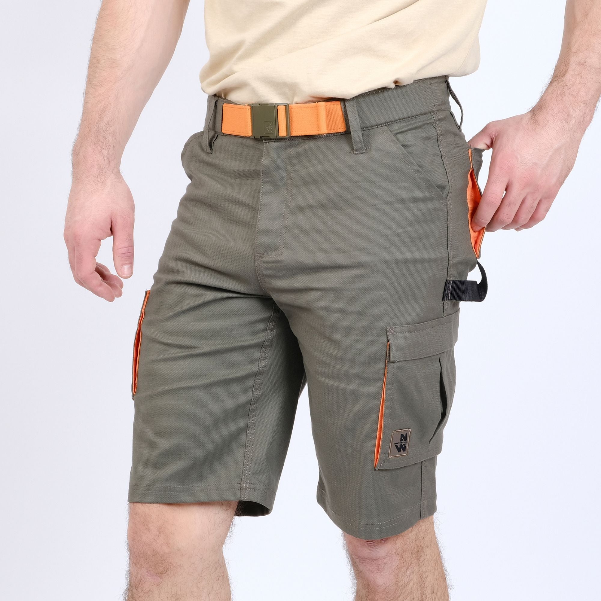 GYPSE - BERMUDA DE TRAVAIL - 1320 | Kaki