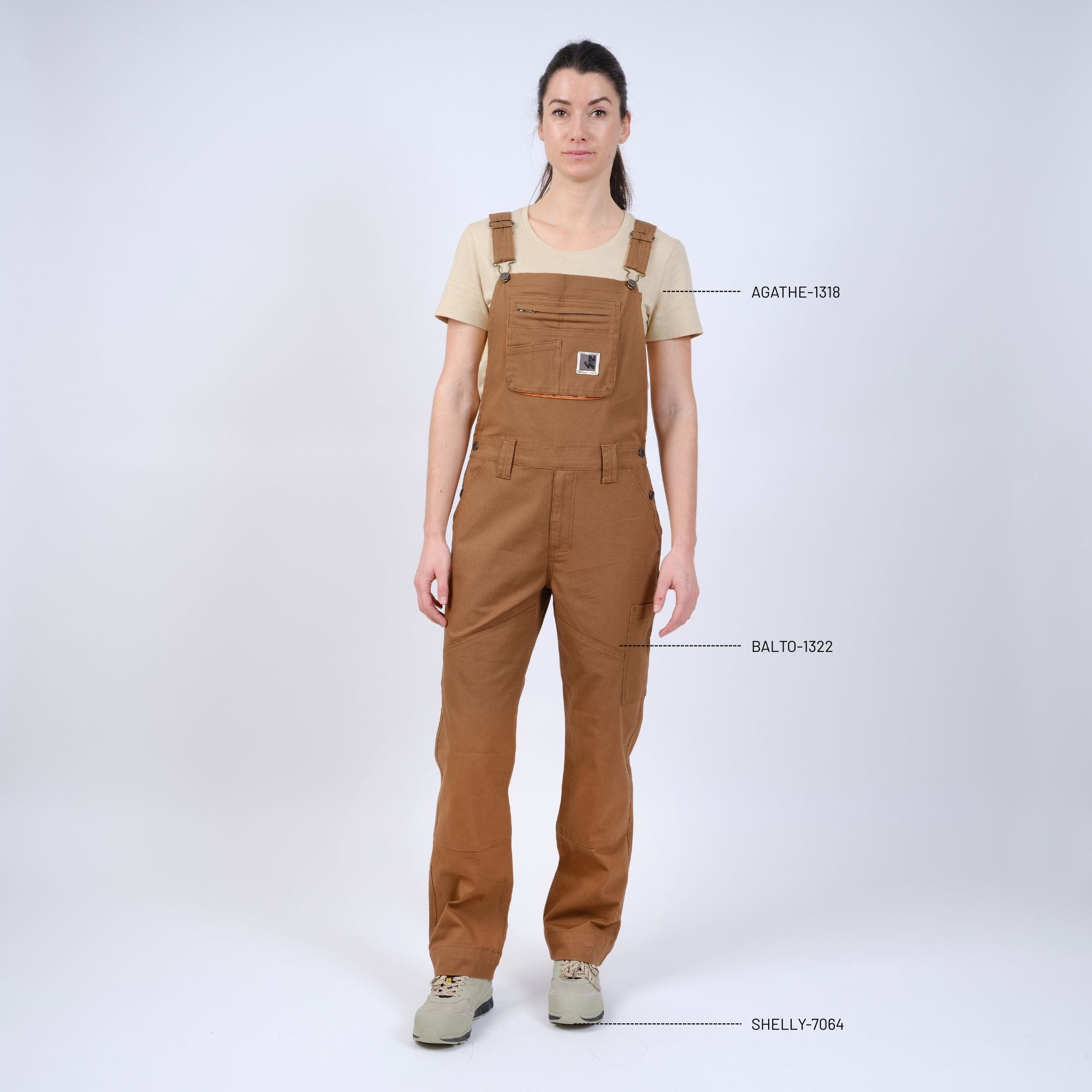 BALTO - SALOPETTE DE TRAVAIL - 1322 | Camel