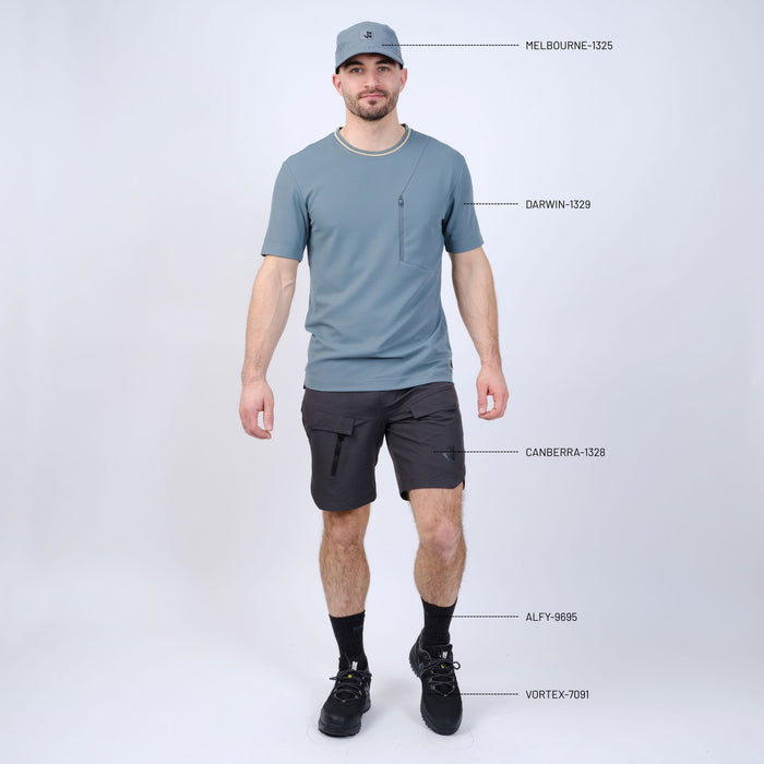 MELBOURNE - CASQUETTE PLIABLE DE TRAVAIL - 1325 | Eucalyptus