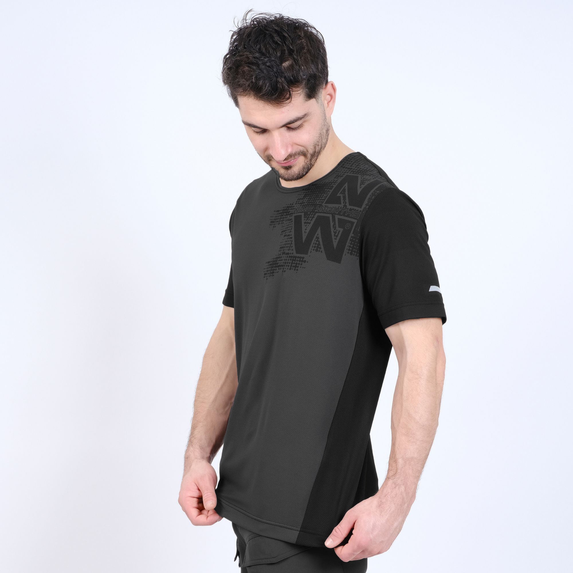 BRISBANE - T-SHIRT MANCHES COURTES DE TRAVAIL - 1326 | Titanium