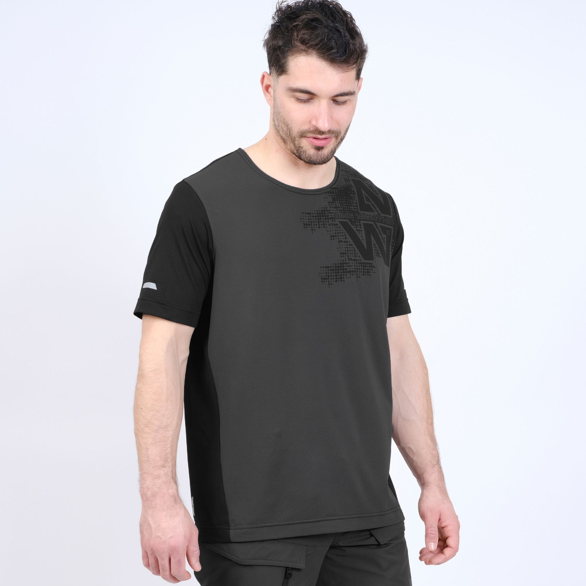 BRISBANE - T-SHIRT MANCHES COURTES DE TRAVAIL - 1326 | Titanium