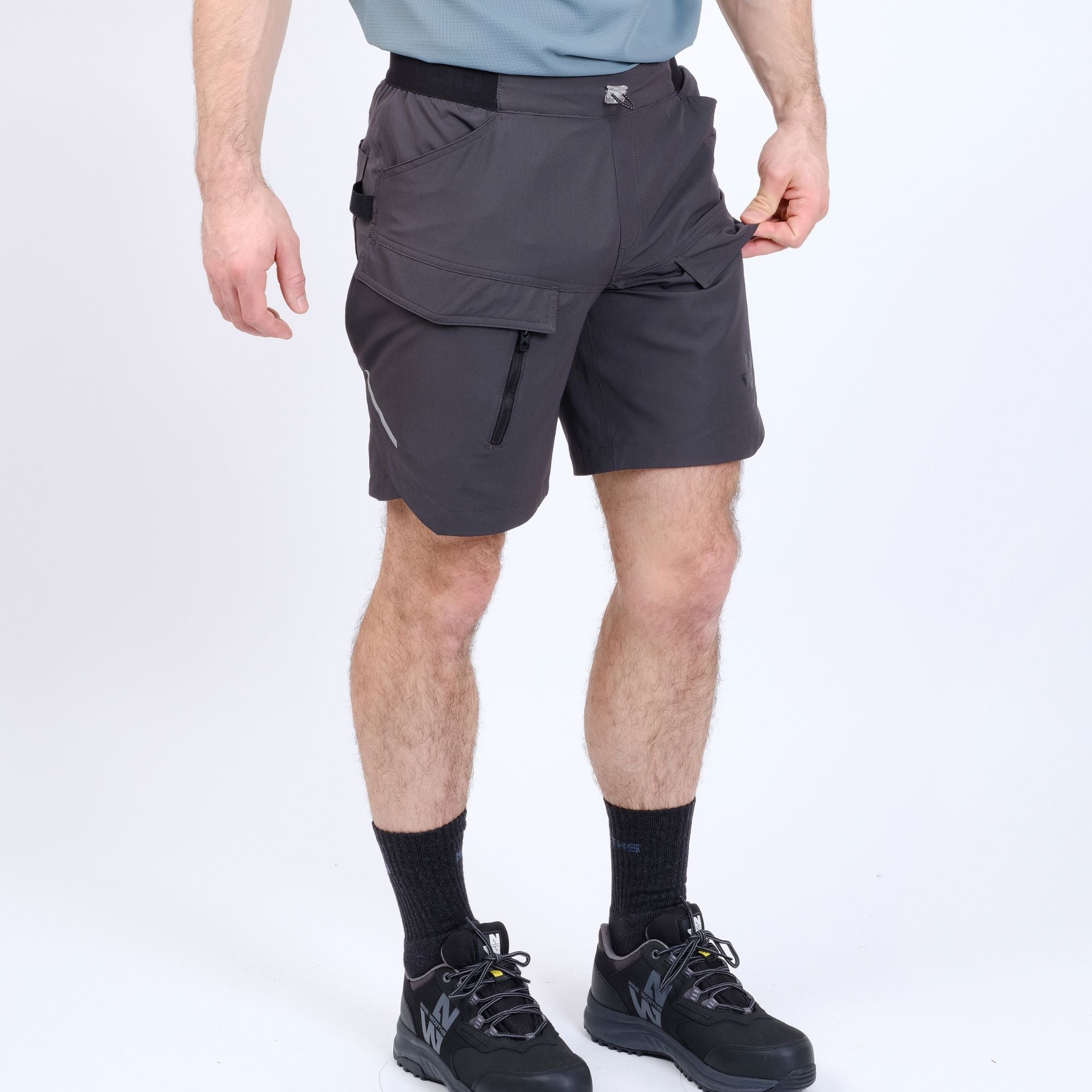 CANBERRA - BERMUDA DE TRAVAIL - 1328 | Titanium