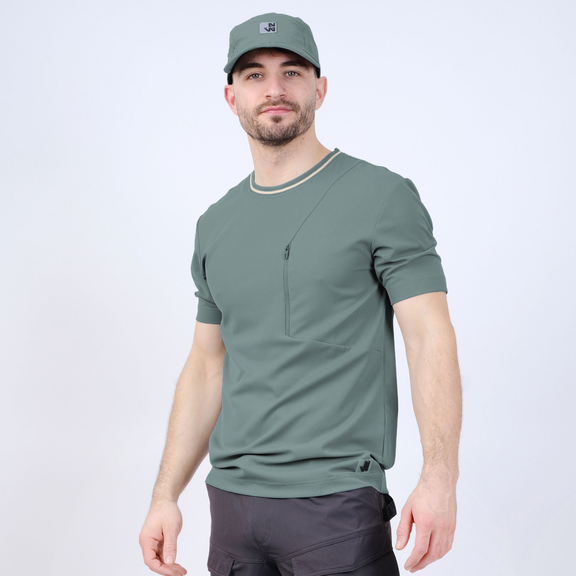 DARWIN - T-SHIRT MANCHES COURTES DE TRAVAIL - 1329 | Eucalyptus