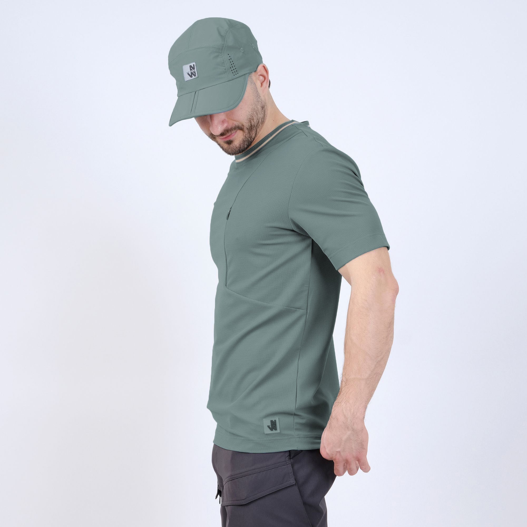 DARWIN - T-SHIRT MANCHES COURTES DE TRAVAIL - 1329 | Eucalyptus