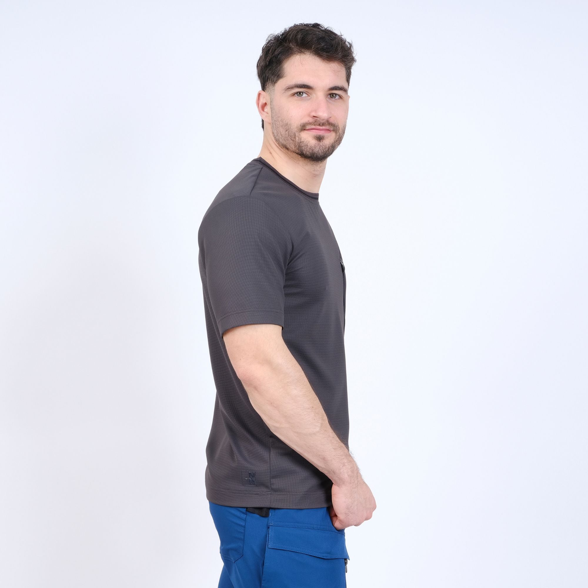 DARWIN - T-SHIRT MANCHES COURTES DE TRAVAIL - 1329 | Titanium