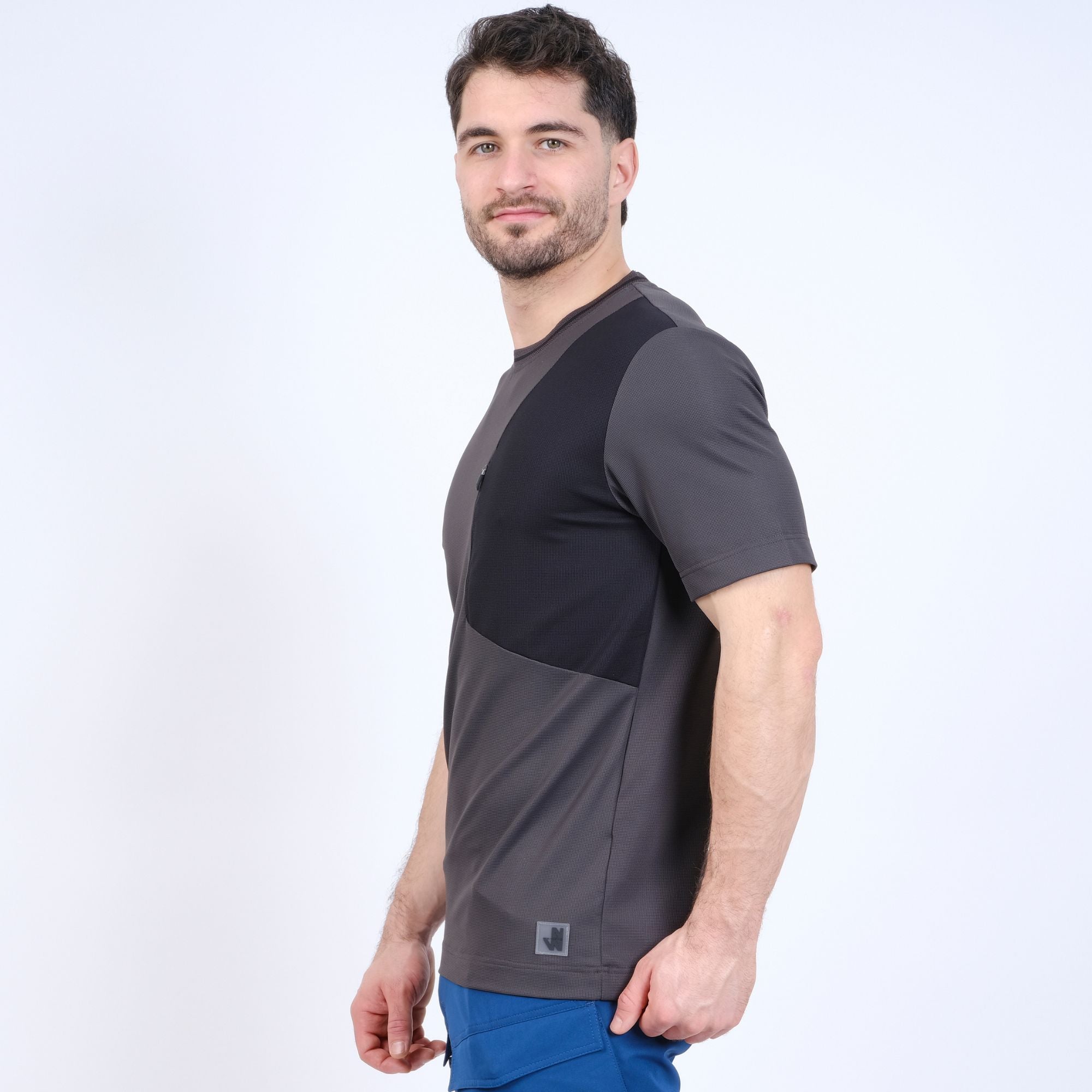 DARWIN - T-SHIRT MANCHES COURTES DE TRAVAIL - 1329 | Titanium