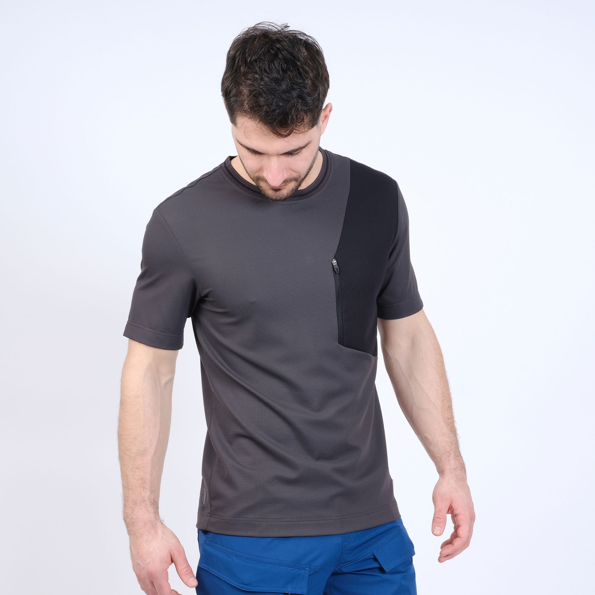 DARWIN - T-SHIRT MANCHES COURTES DE TRAVAIL - 1329 | Titanium