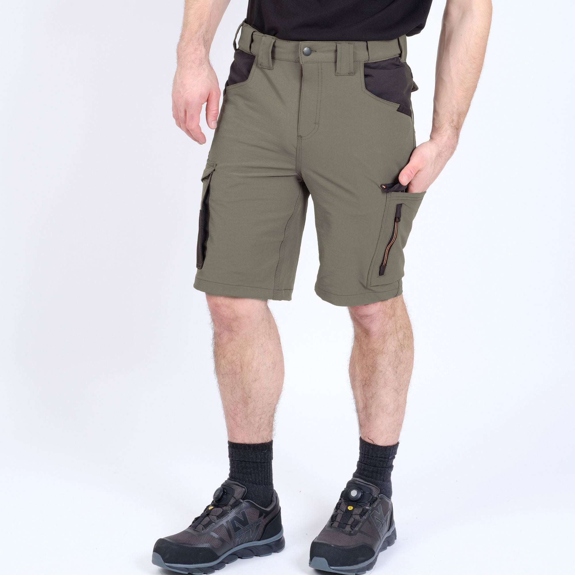 STAN - BERMUDA DE TRAVAIL - 1337 | Kaki