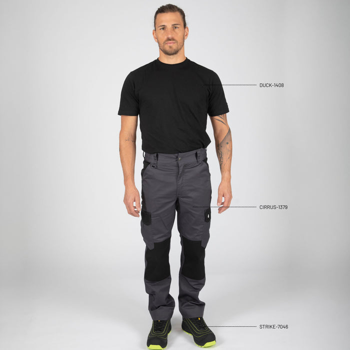 CIRRUS - PANTALON DE TRAVAIL - 1379 | Gris / Noir