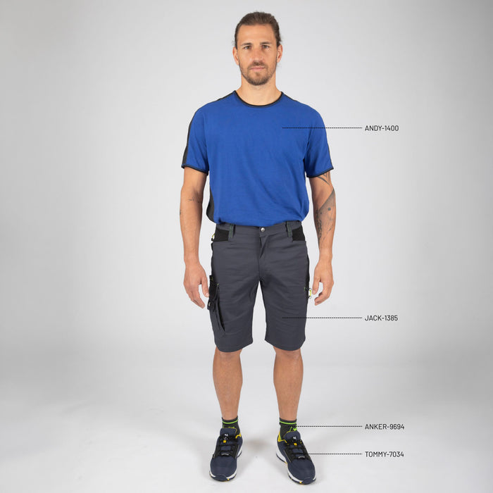 JACK - BERMUDA DE TRAVAIL - 1385 | Gris