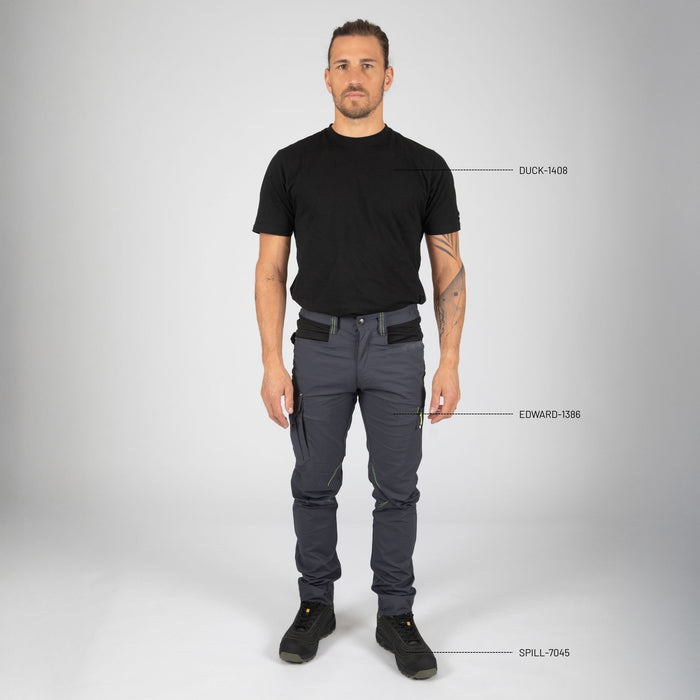 EDWARD - PANTALON DE TRAVAIL - 1386 | Gris