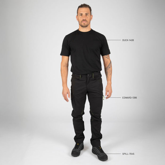 EDWARD - PANTALON DE TRAVAIL - 1386 | Noir