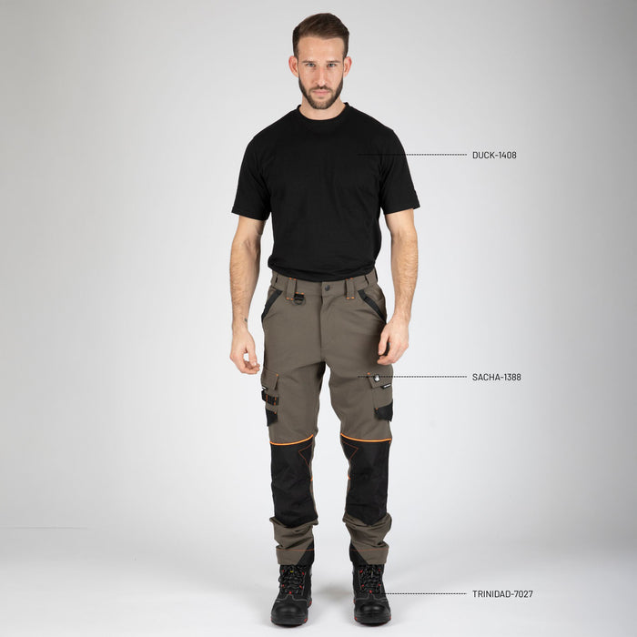 SACHA - PANTALON DE TRAVAIL - 1388 | Kaki