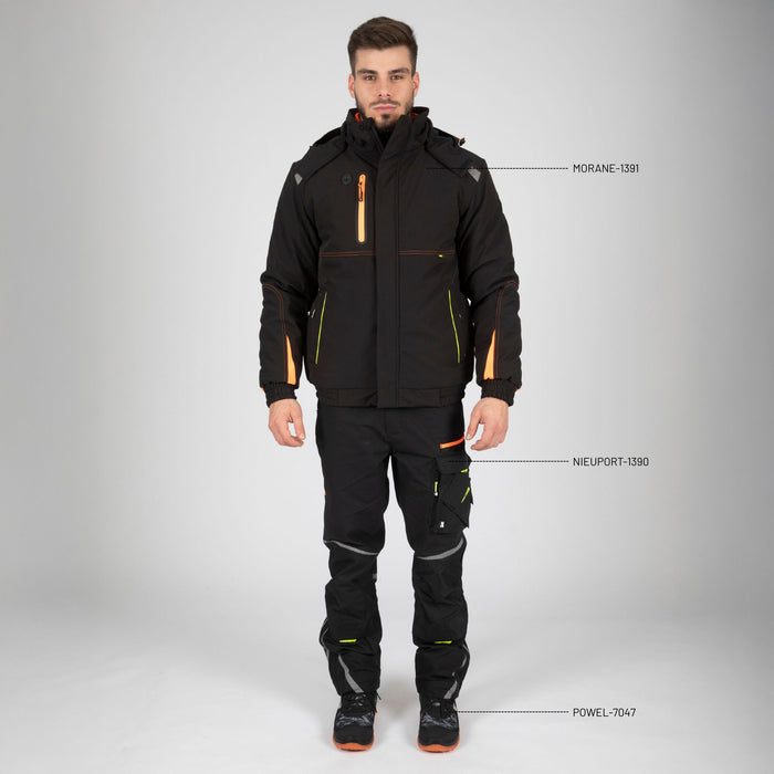 MORANE - BATA DE TRABAJO - 1391 | Negro