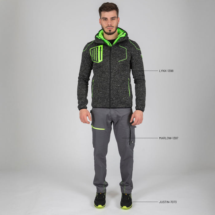 LYNX - GILET DE TRAVAIL - 1398 | Promo Noir Fluo