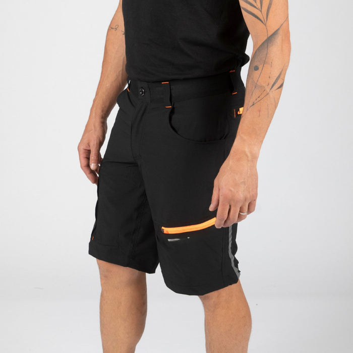 HORN - BERMUDA DE TRAVAIL - 1423 | Noir / Orange