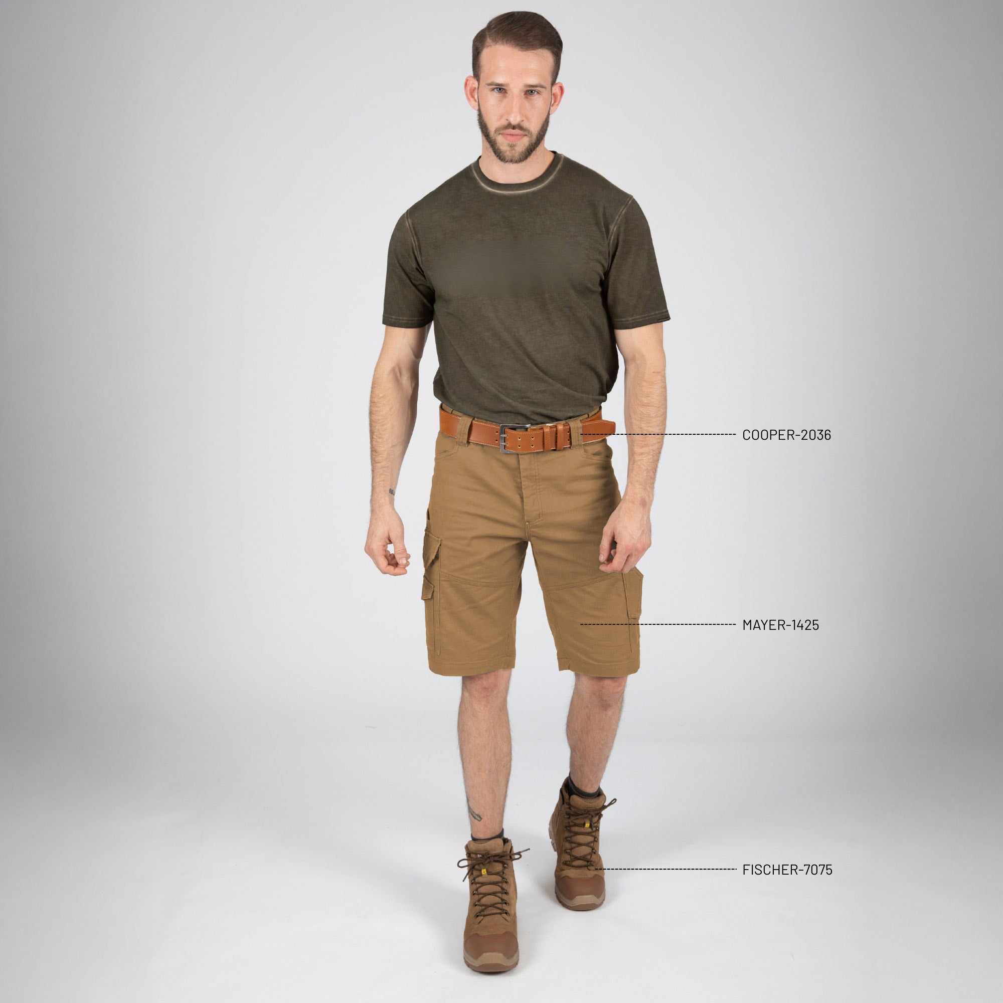 MAYER - BERMUDA DE TRAVAIL - 1425 | Camel