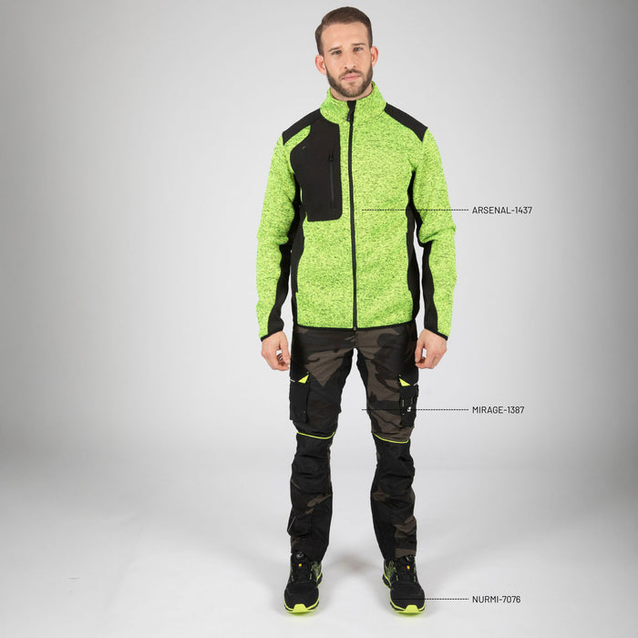 ARSENAL - WORK VEST - 1437 | Fluorescent yellow