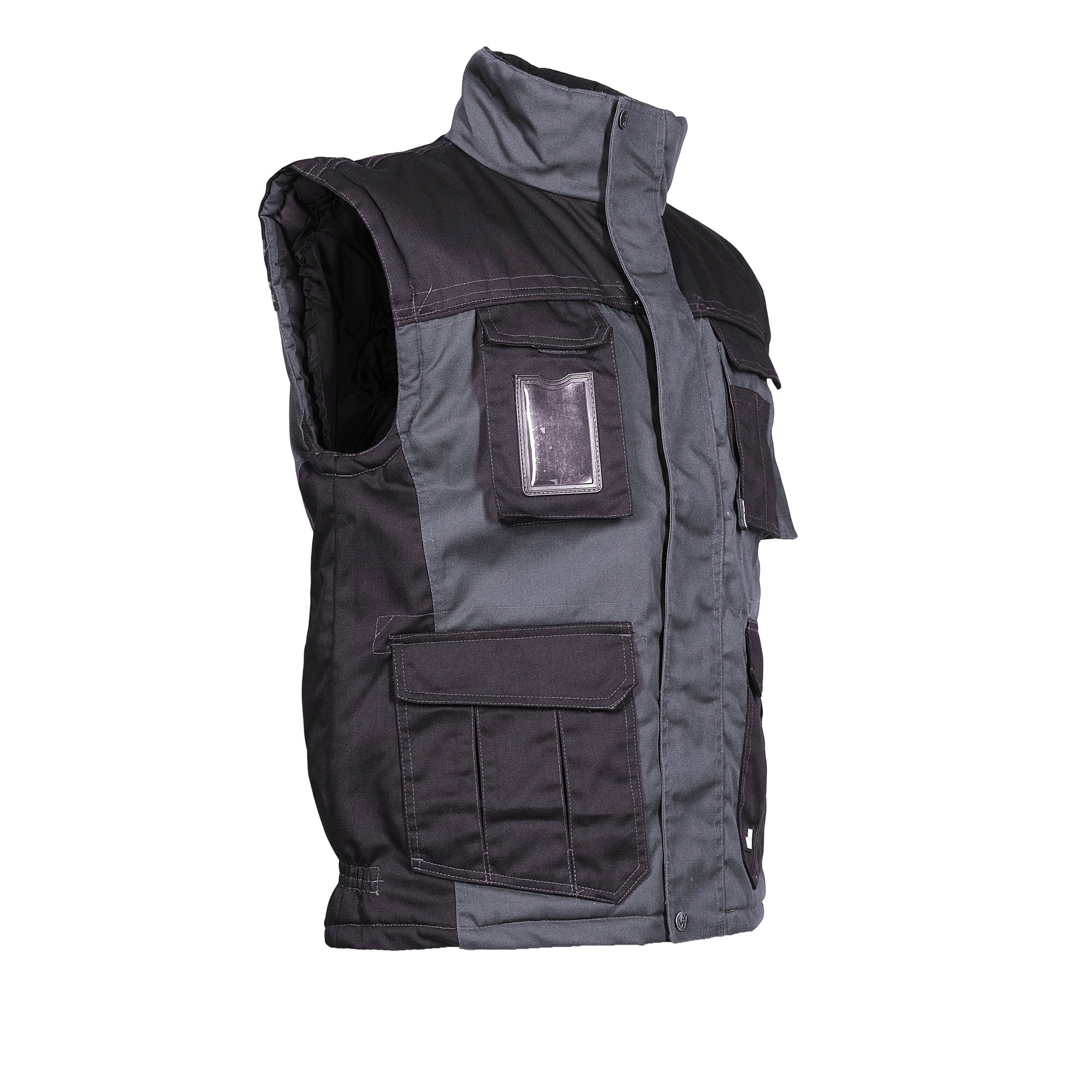 PIATTEC SLEEVELESS WORK VEST 1441 Grey Black