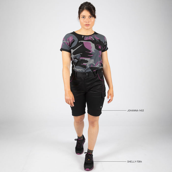 JOHANNA - ARBEITENDE BERMUDA - 1453 | Schwarz