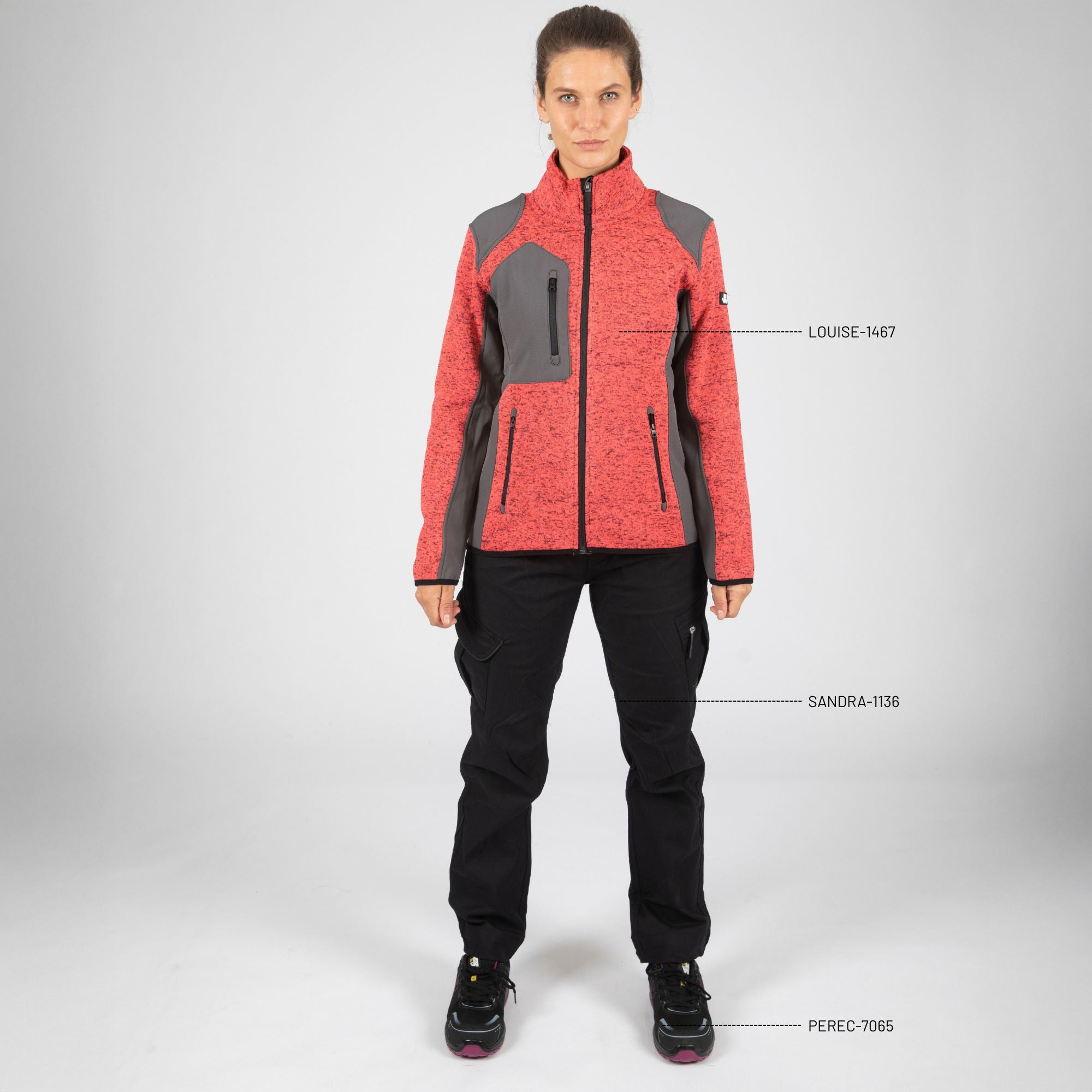 LOUISE - GILET DE TRAVAIL - 1467 | Corail