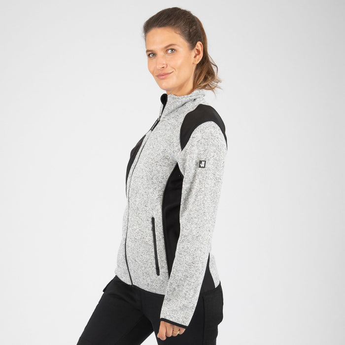 LOUISE - GILET DE TRAVAIL - 1467 | Gris clair chiné