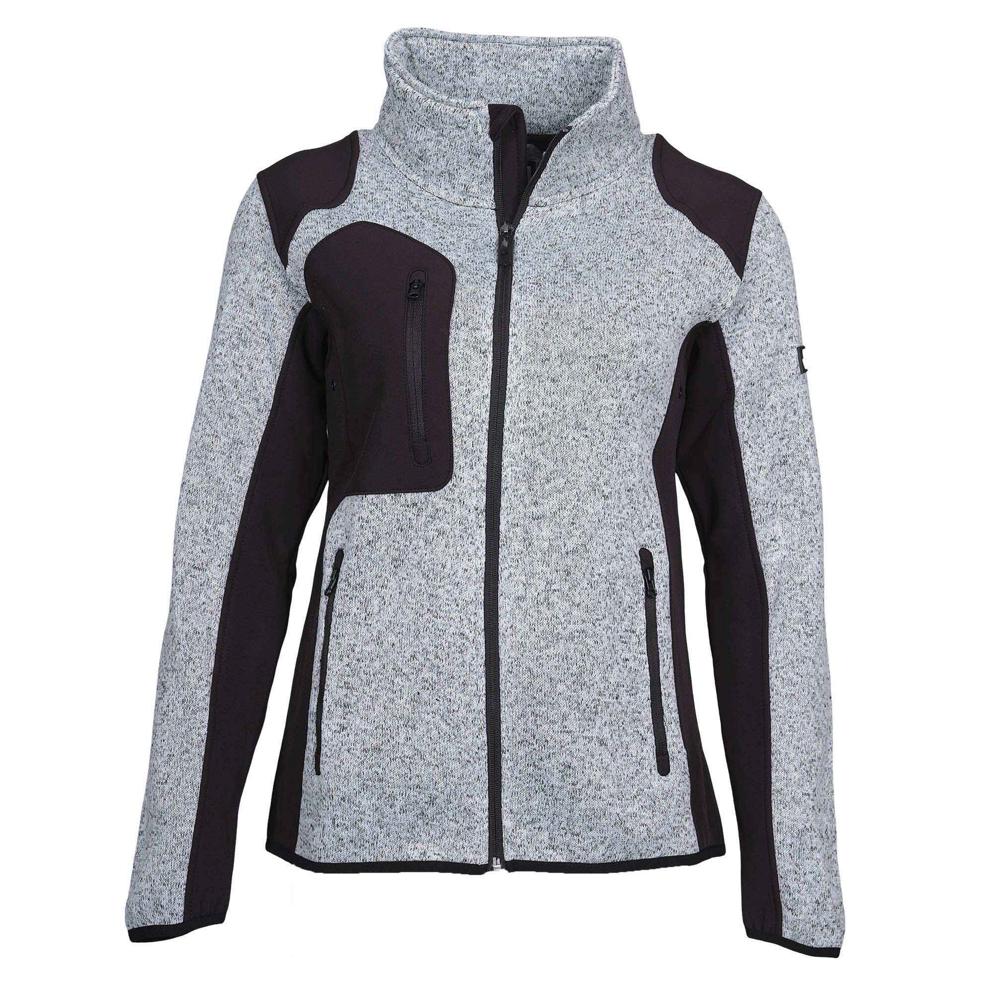 LOUISE - ARBEITSWESTE - 1467 | Hellgrau meliert