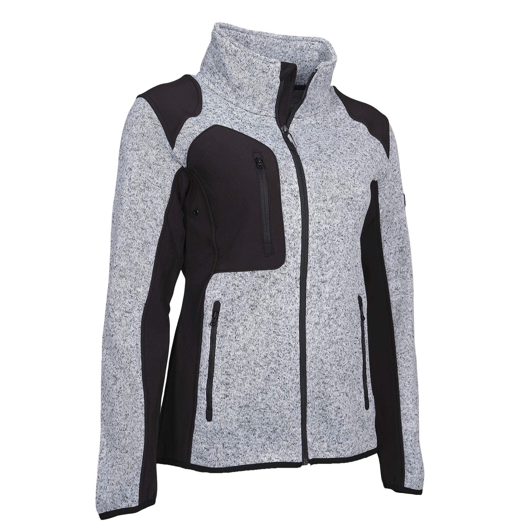 LOUISE - ARBEITSWESTE - 1467 | Hellgrau meliert