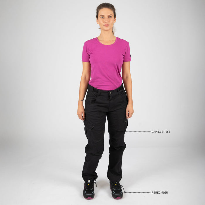 CAMILLE - WORK PANTS - 1468 | Black