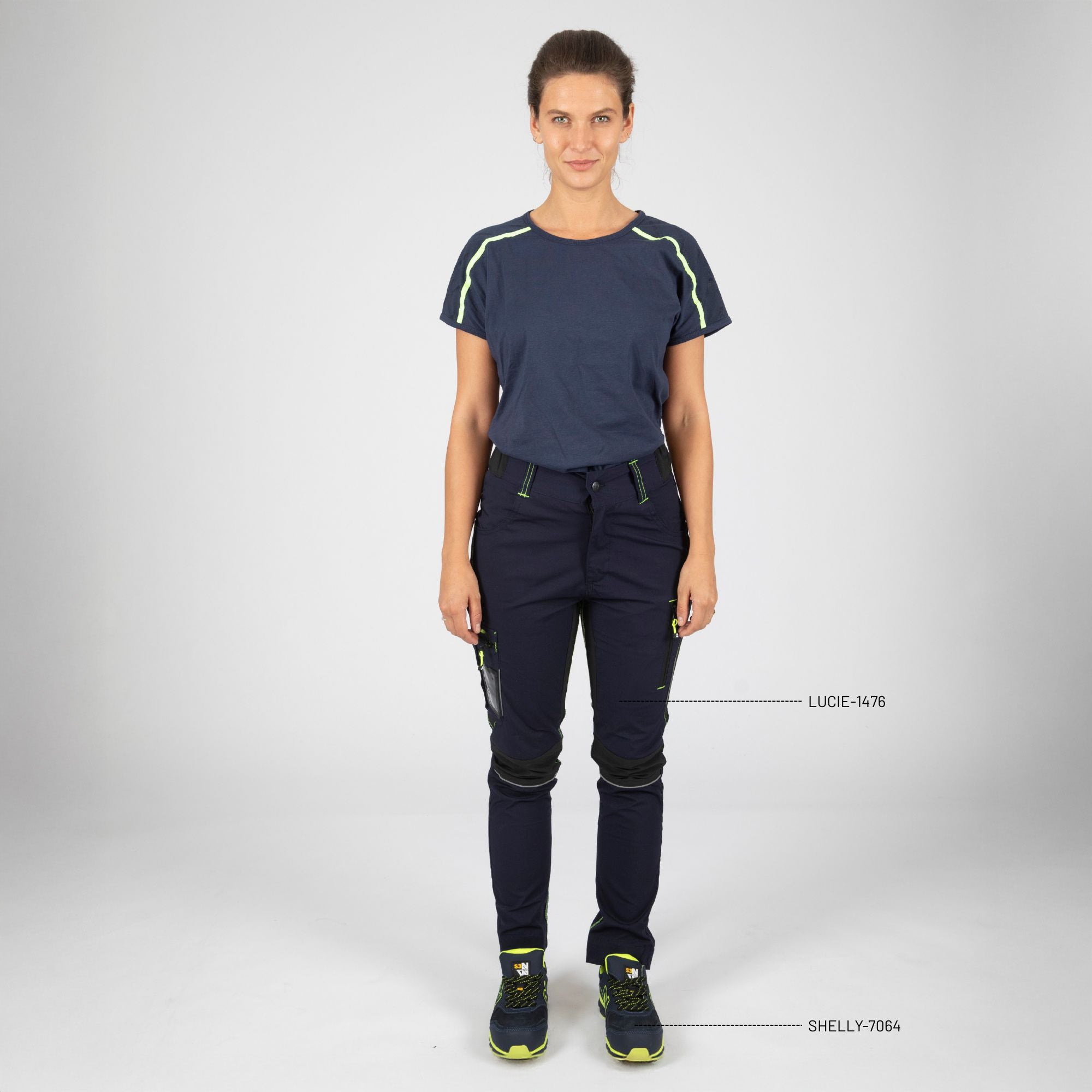 LUCIE - PANTALON DE TRAVAIL - 1476 | Marine / Noir