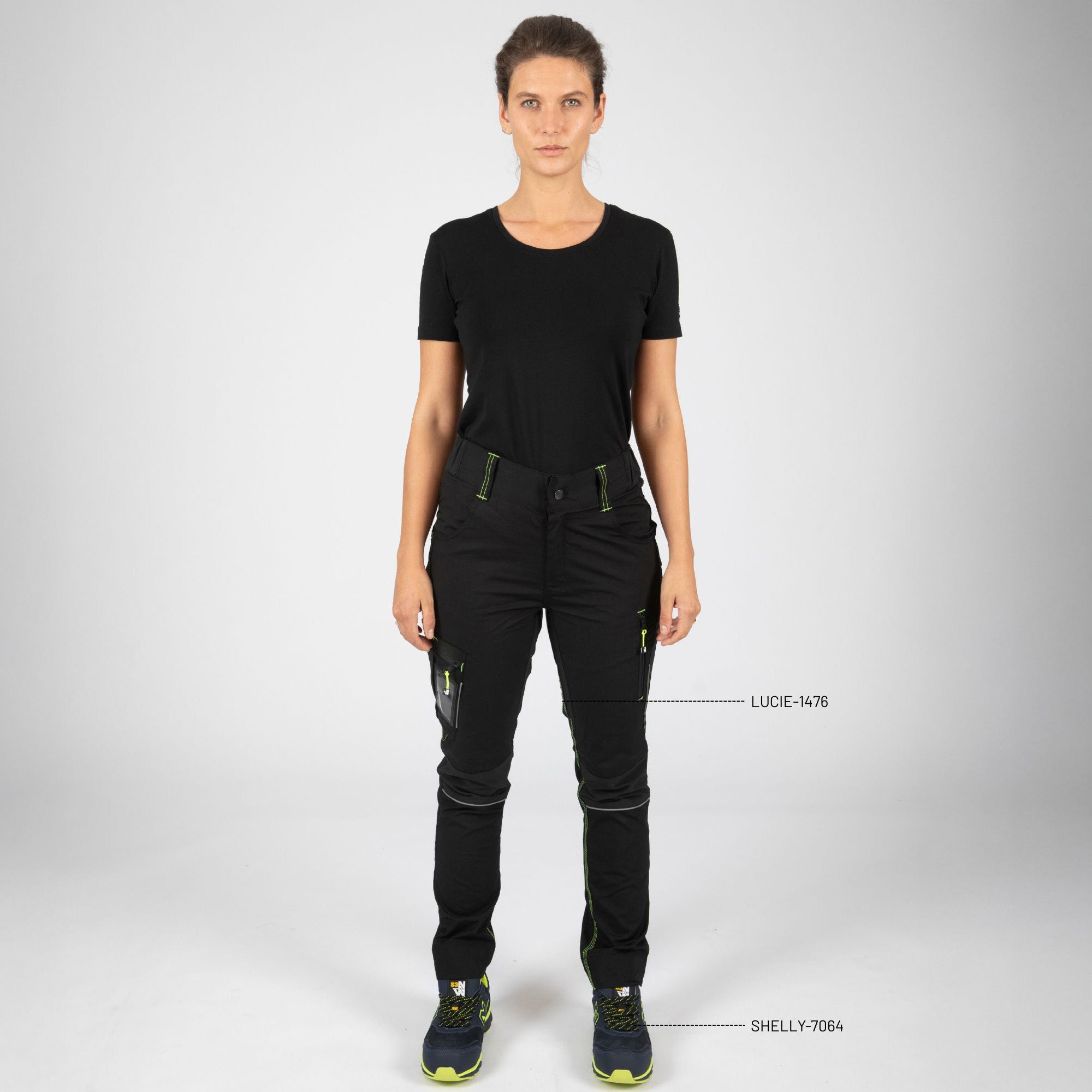 LUCIE - PANTALON DE TRAVAIL - 1476 | Noir