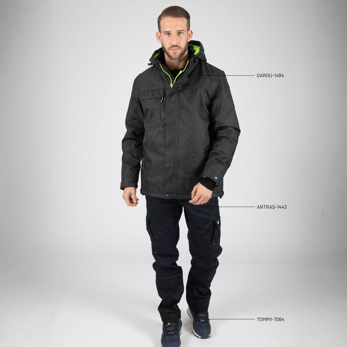 GAROU - WORK PARKA - 1484 | Heather gray