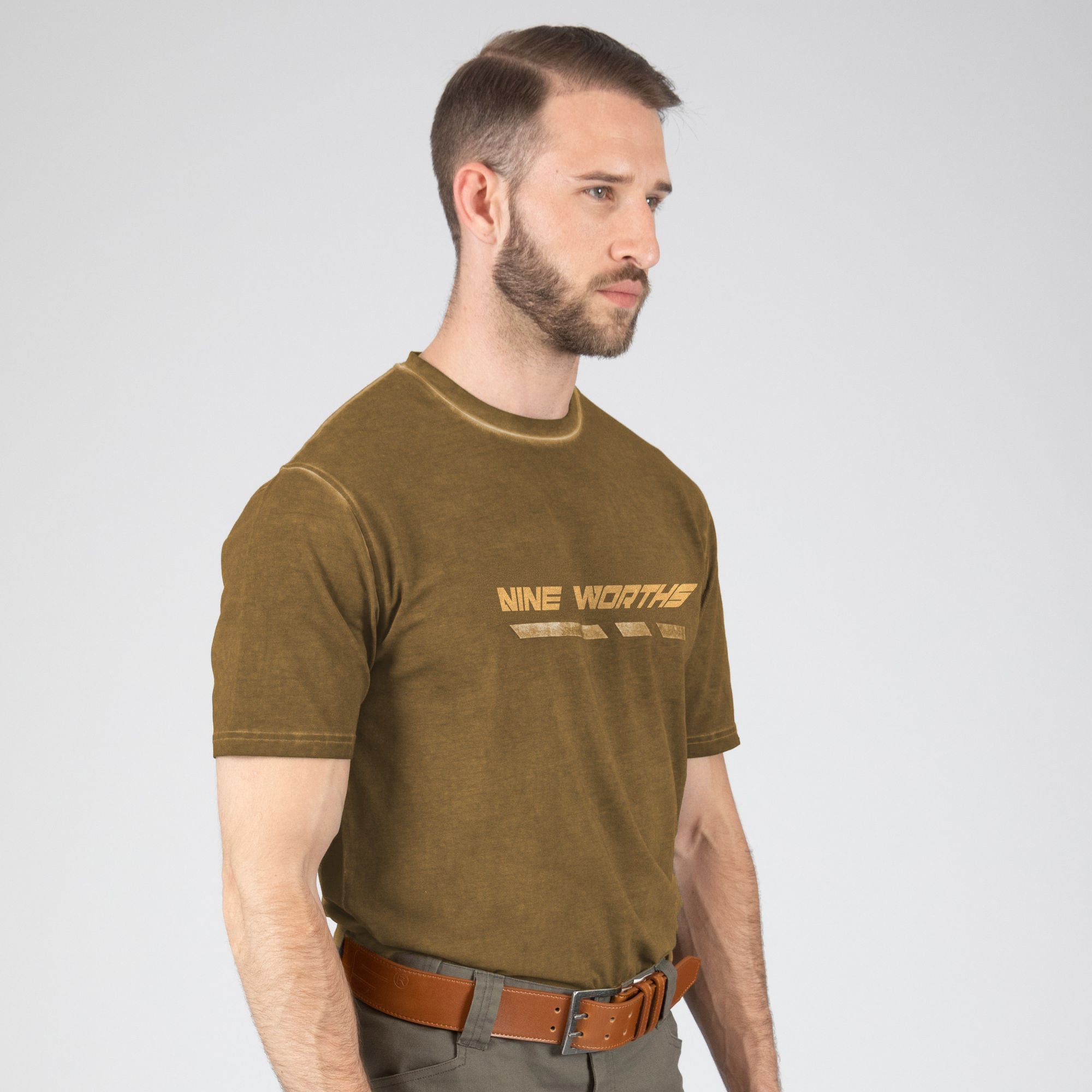 ROUNEY - WORK T-SHIRT - 1512 | camel