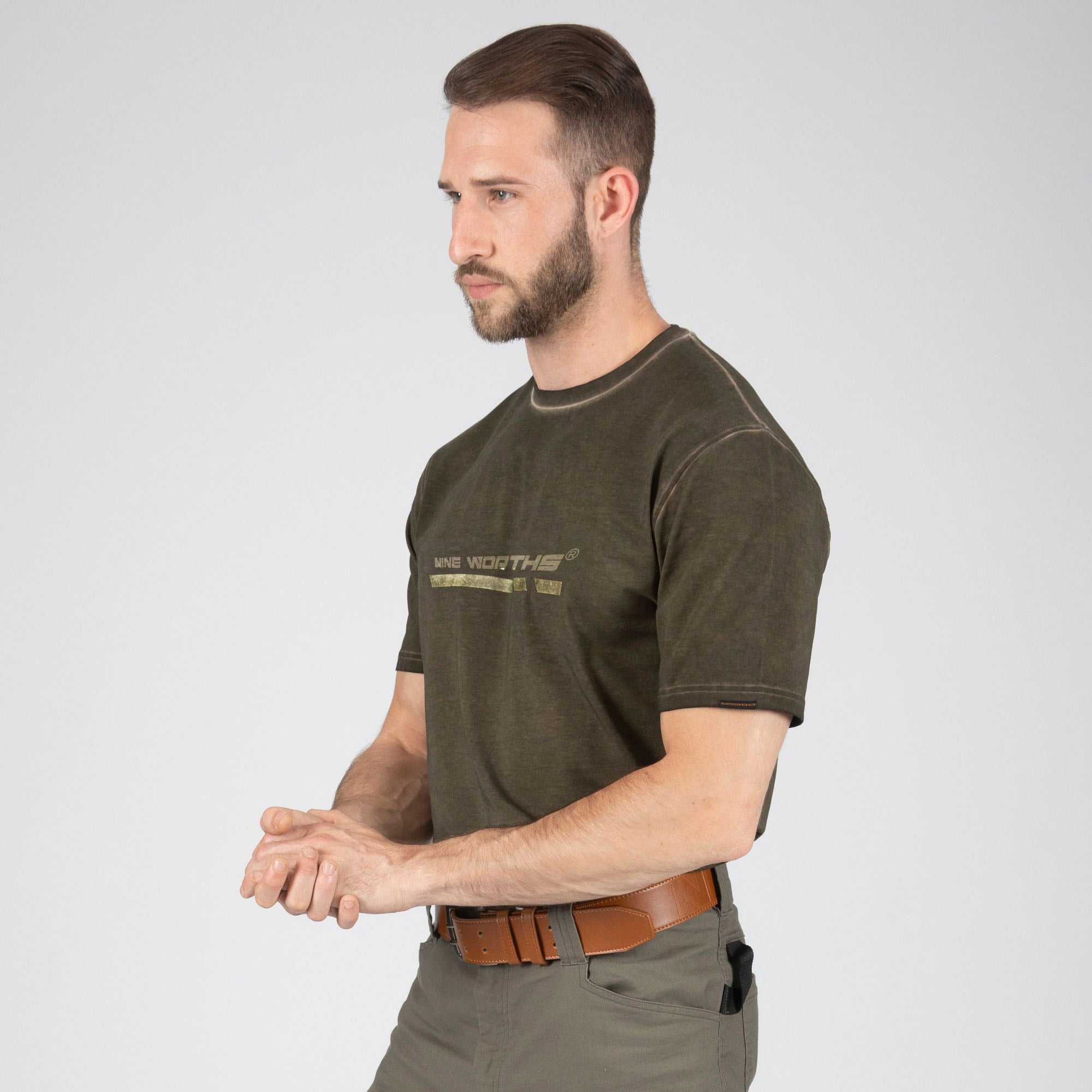 ROUNEY - WORK T-SHIRT - 1512 | Khaki