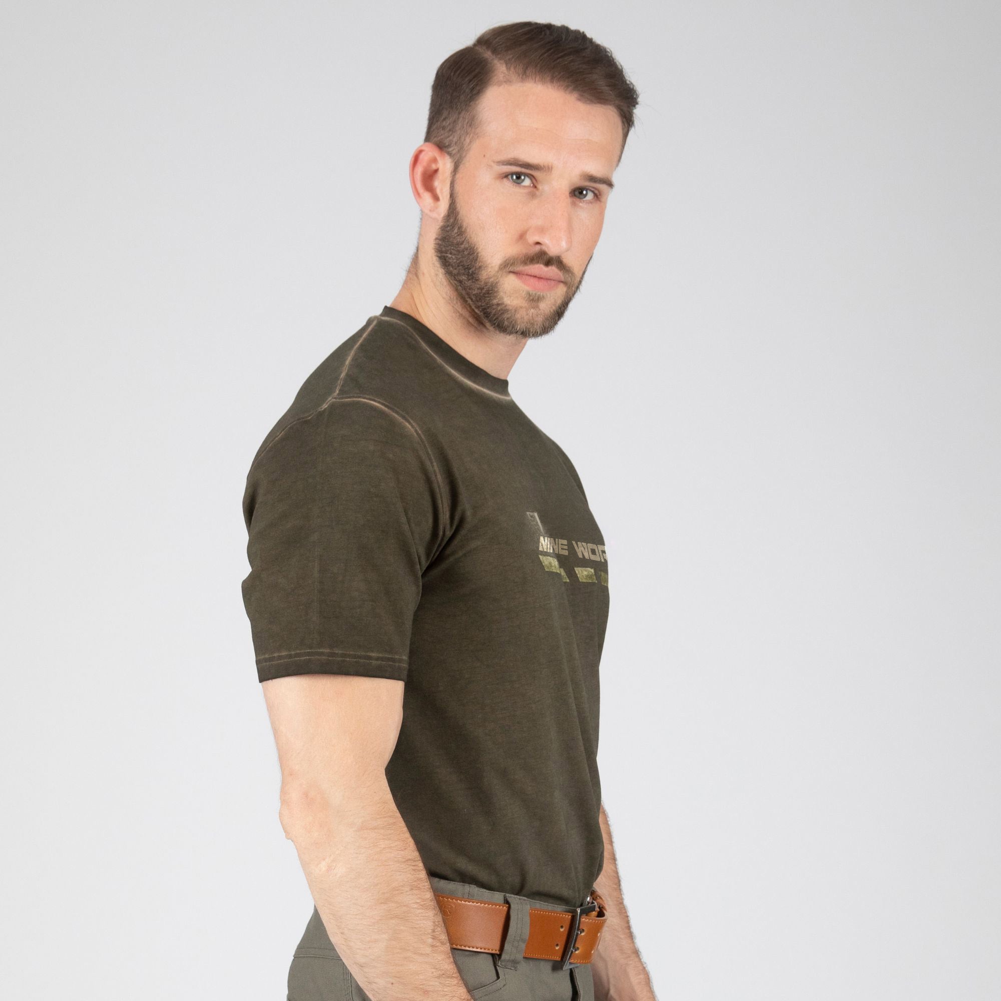 ROUNEY - WORK T-SHIRT - 1512 | Khaki