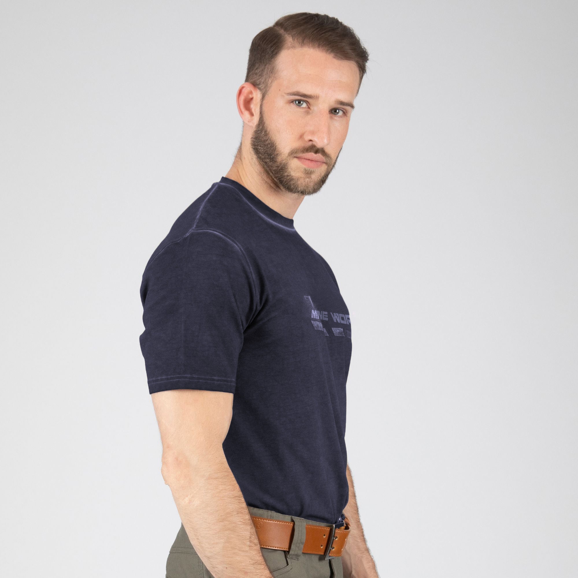 ROUNEY - WORK T-SHIRT - 1512 | Marine