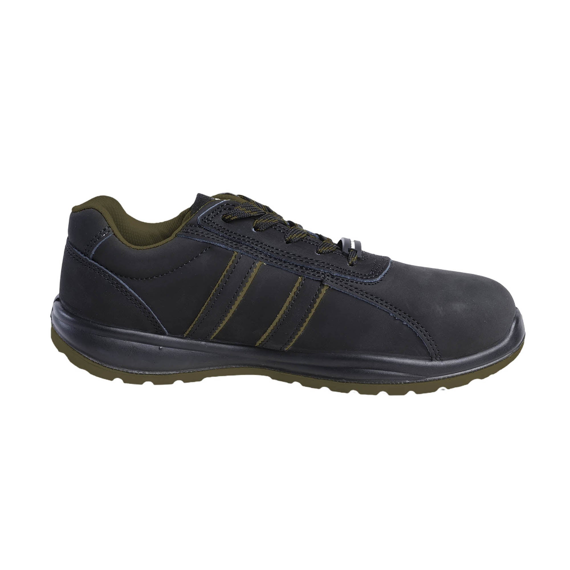 ARADO LOW SAFETY SHOES 7010 Black Khaki