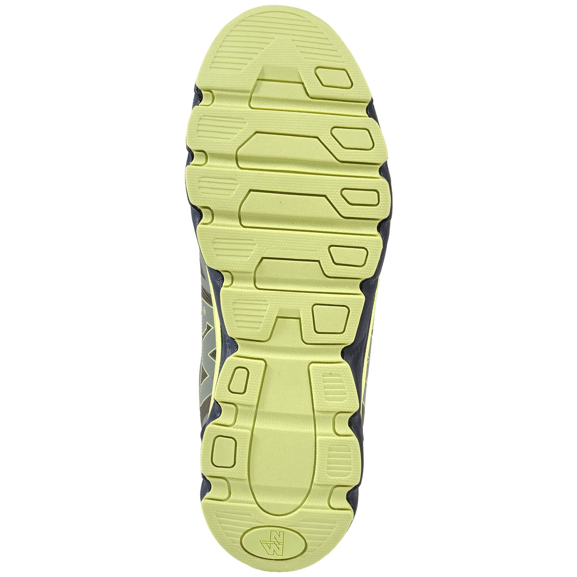 JUSTIN LOW-CUT SAFETY SHOES 7073 Khaki/Fluorescent Yellow