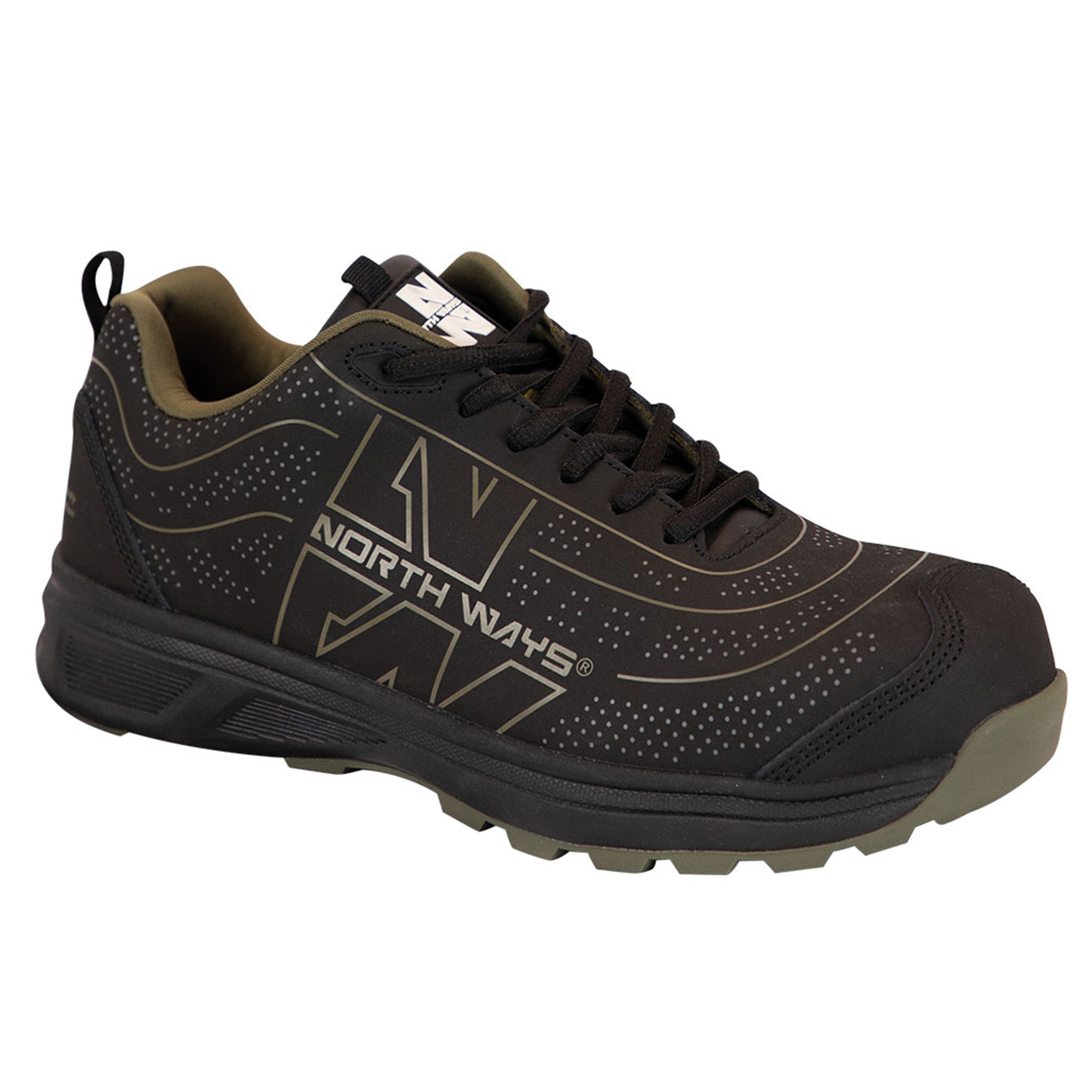 SPILL - LOW SAFETY SHOES - 7045 | Black / Khaki